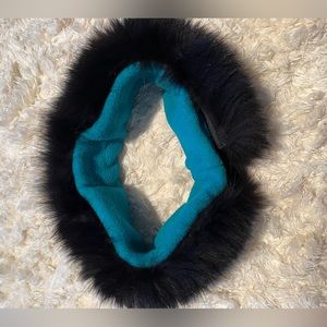 European Warm Fluffy Fur Headband 22”